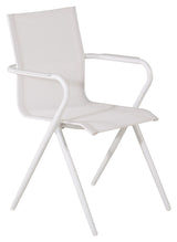 Alina Garden Chair, White Textiles