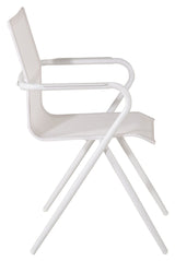 Alina Garden Chair, White Textiles