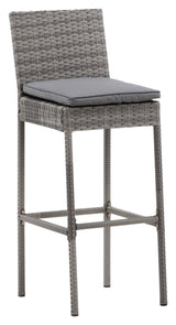 Alo Bar stool with back, Gray cord