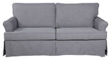 Anton 2-pers. Sofa, Gray fabric