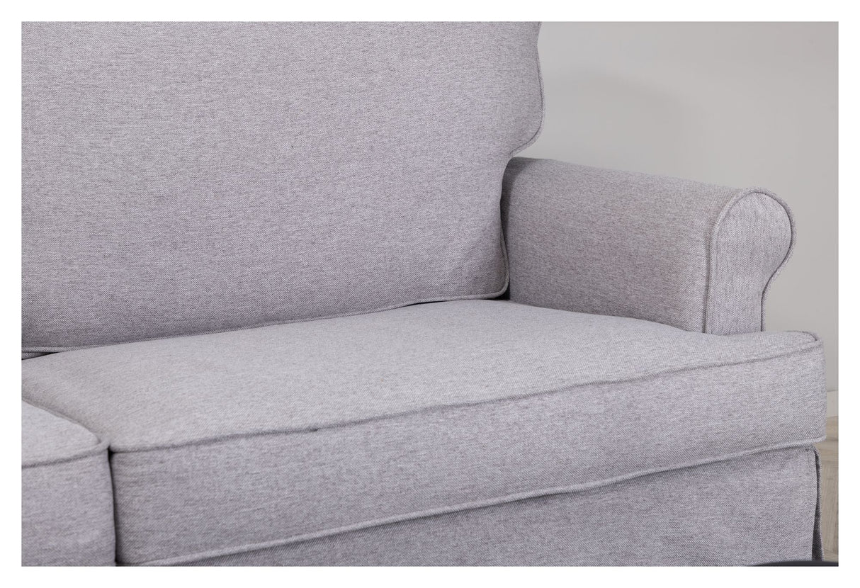 Anton 2-pers. Sofa, Gray fabric