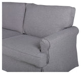 Anton 2-pers. Sofa, Gray fabric