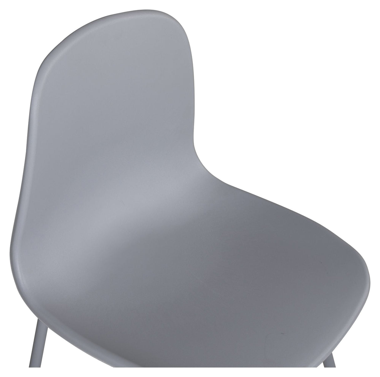 Arctic Dining chair, Gray, gray metal legs