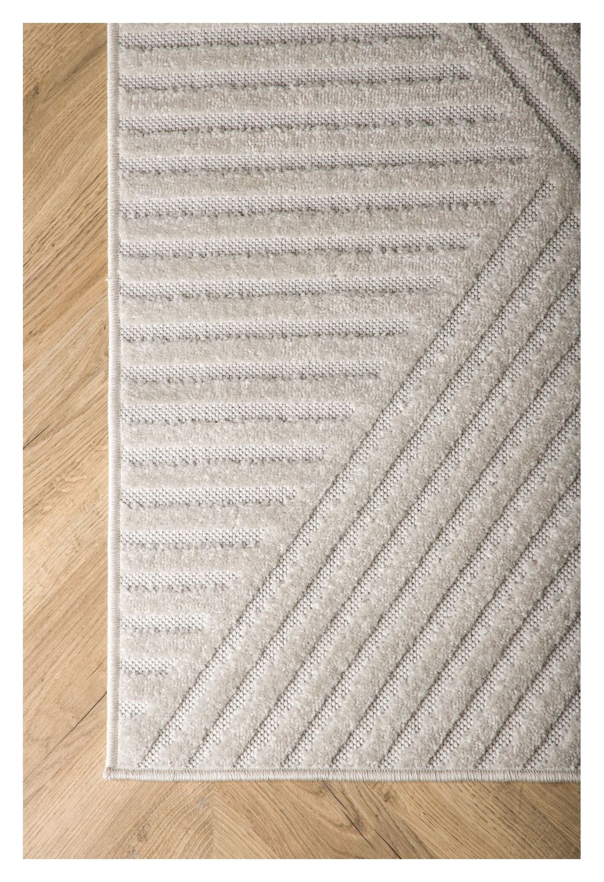 Aron Carpet 230x160 - White