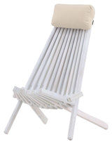 Asta Lounge Chair w. pillow - White