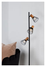 Atticus Floor lamp H138.5xL24xW20, Black