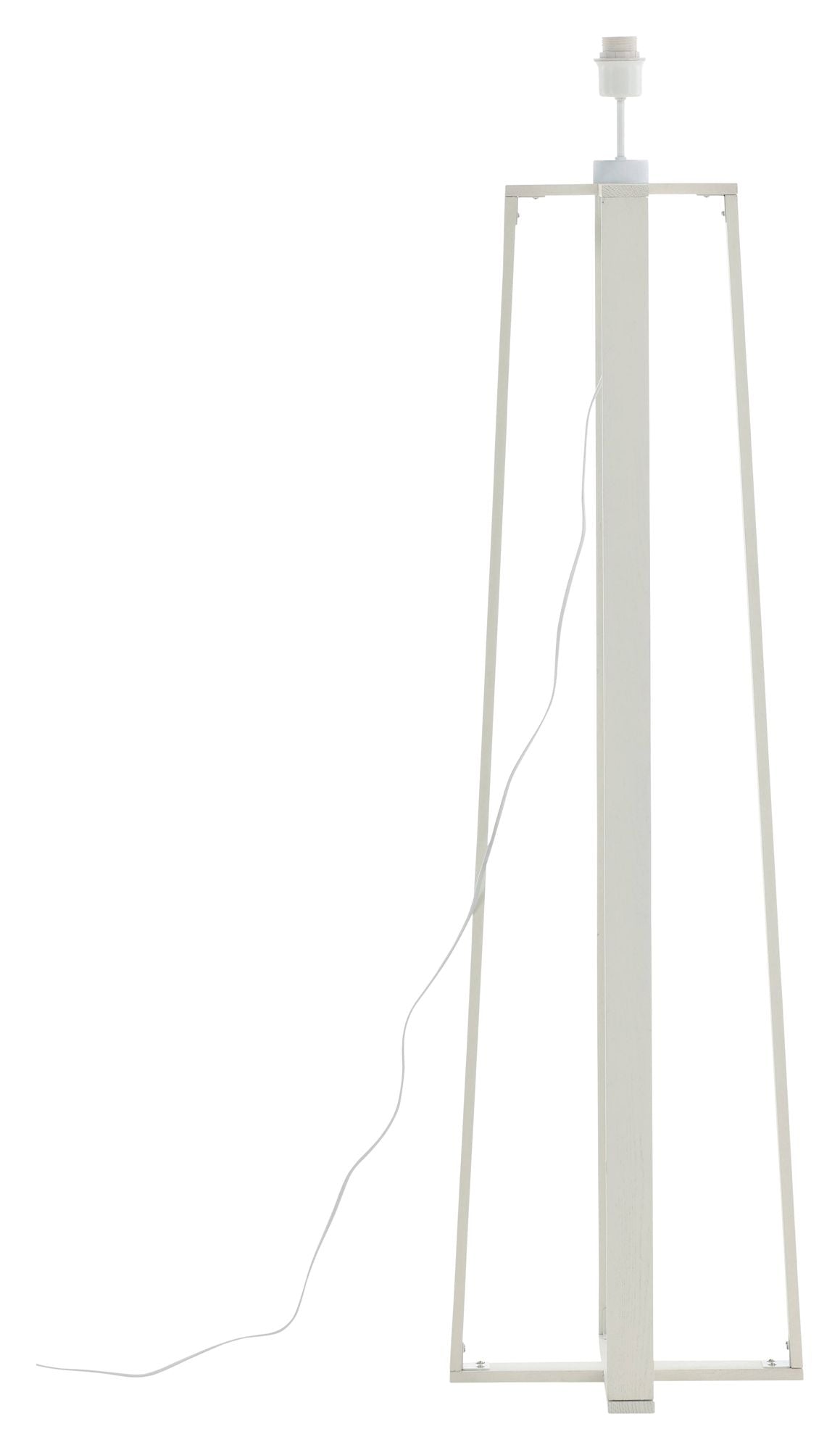 Kick-off Floor lamp, Black/White glass