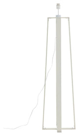 Kick-off Floor lamp, Black/White glass