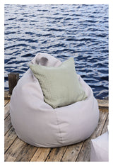 Bago Beanbag, Beige fabric, 80x53x110