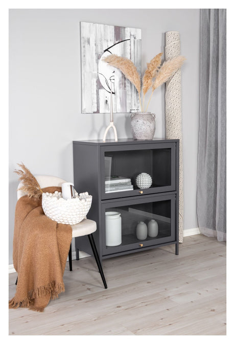 Bakal, Bookcase, Gray metal, H:100