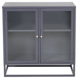 Bakal, Bookcase, Gray metal, H:85