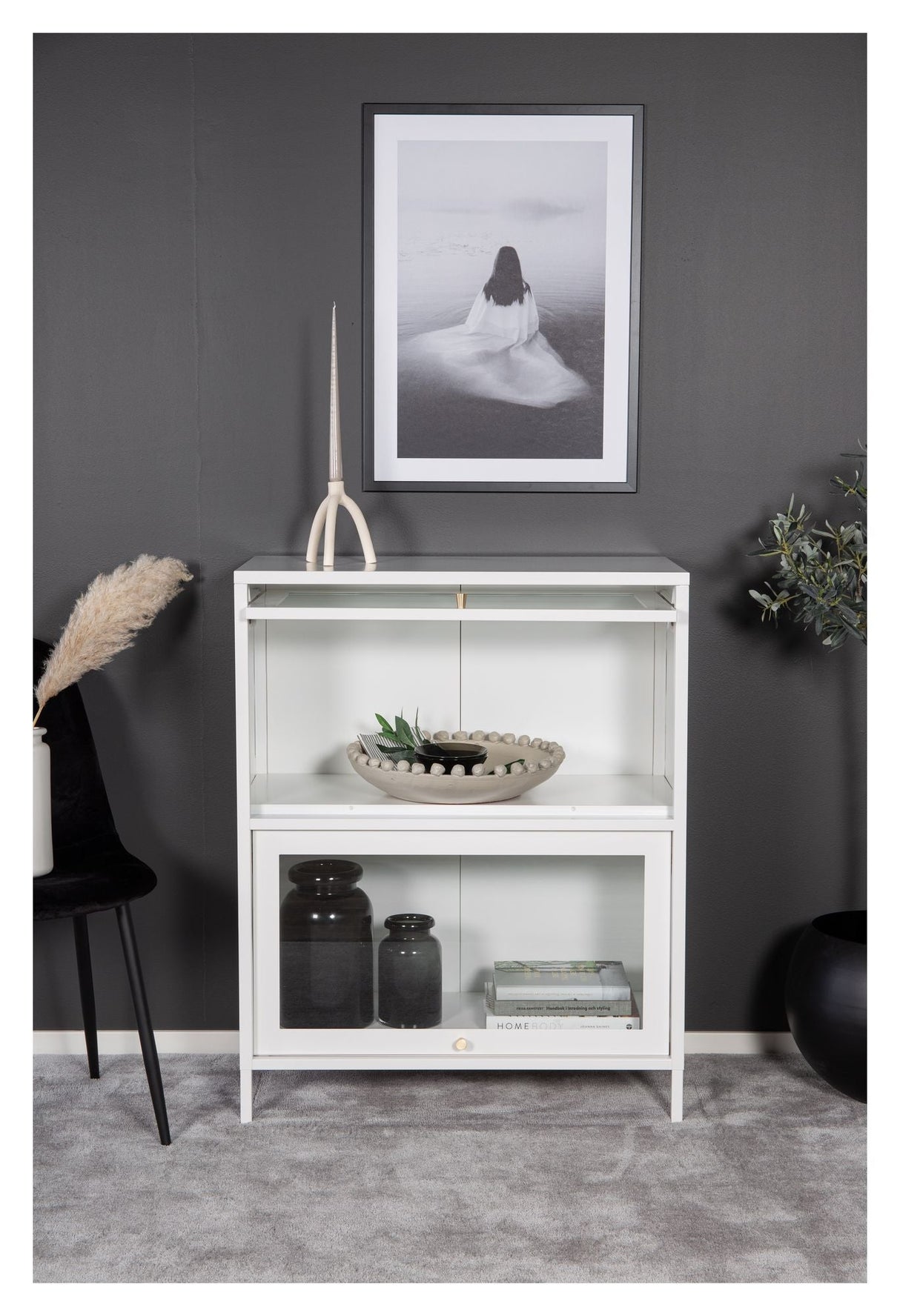 Bakal, Bookcase, White metal, H:100