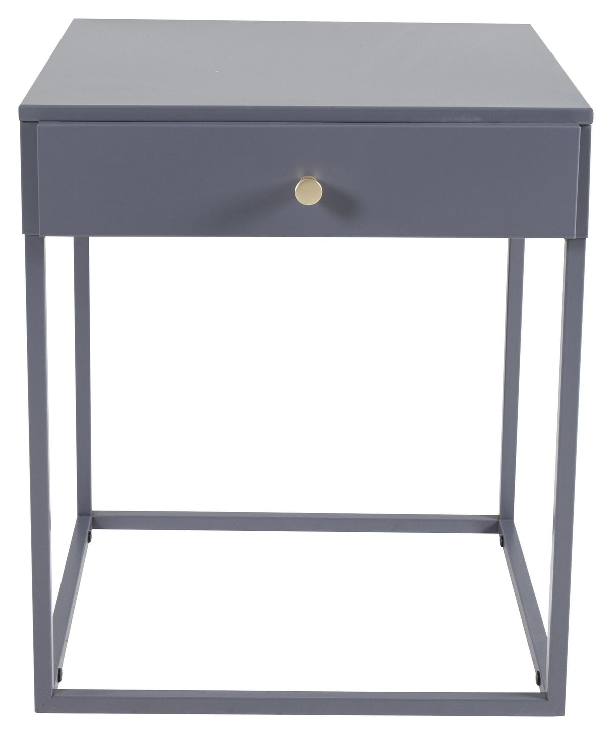 Bakal, Bedside table, Gray metal