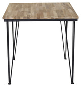 Bali Dining table, Teak top, 80x80