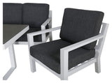 Barcelona Lounge Set, White w. cushions