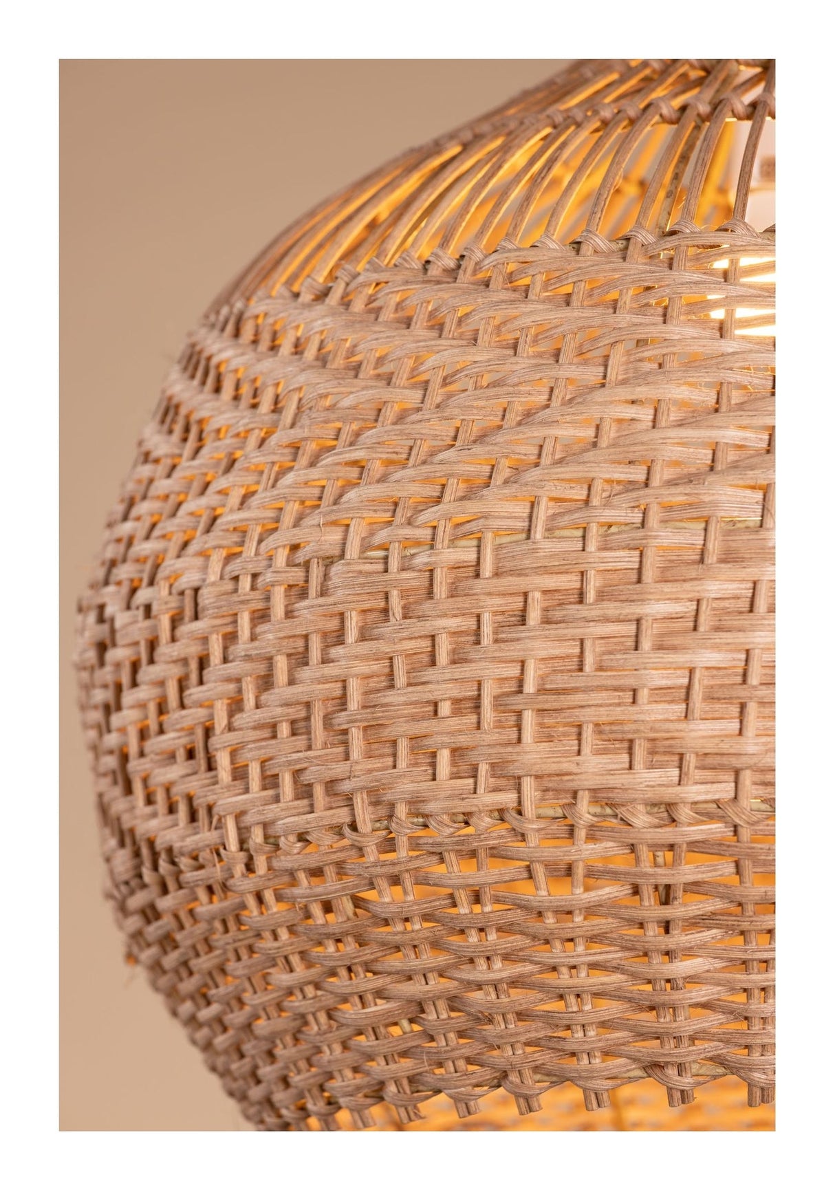 Bastia Pendant, Rattan, Nature