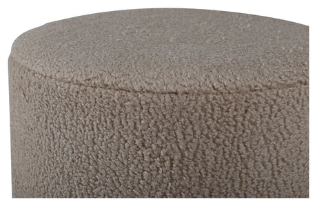 Benji Pouf, Black, Beige Teddy