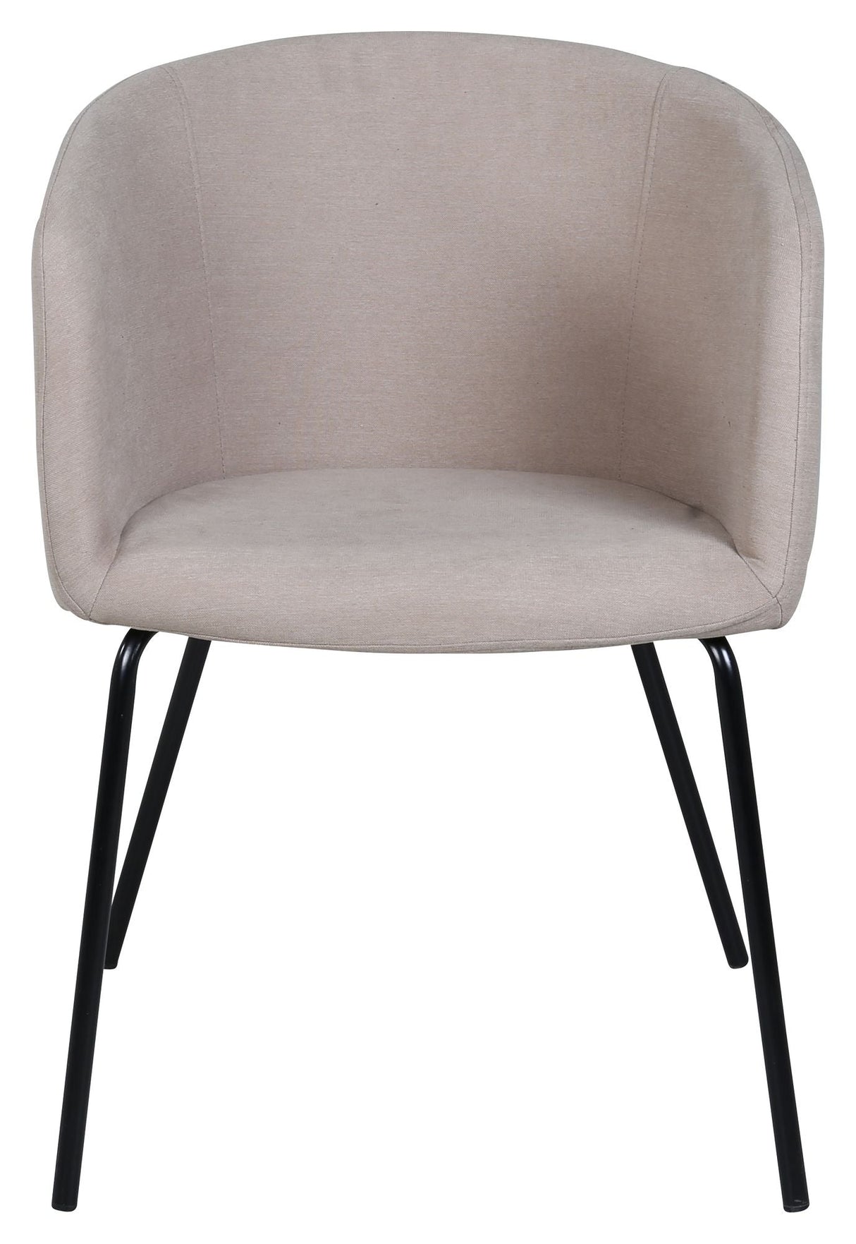 Berit Dining Chair, Beige/Black