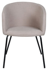 Berit Dining Chair, Beige/Black