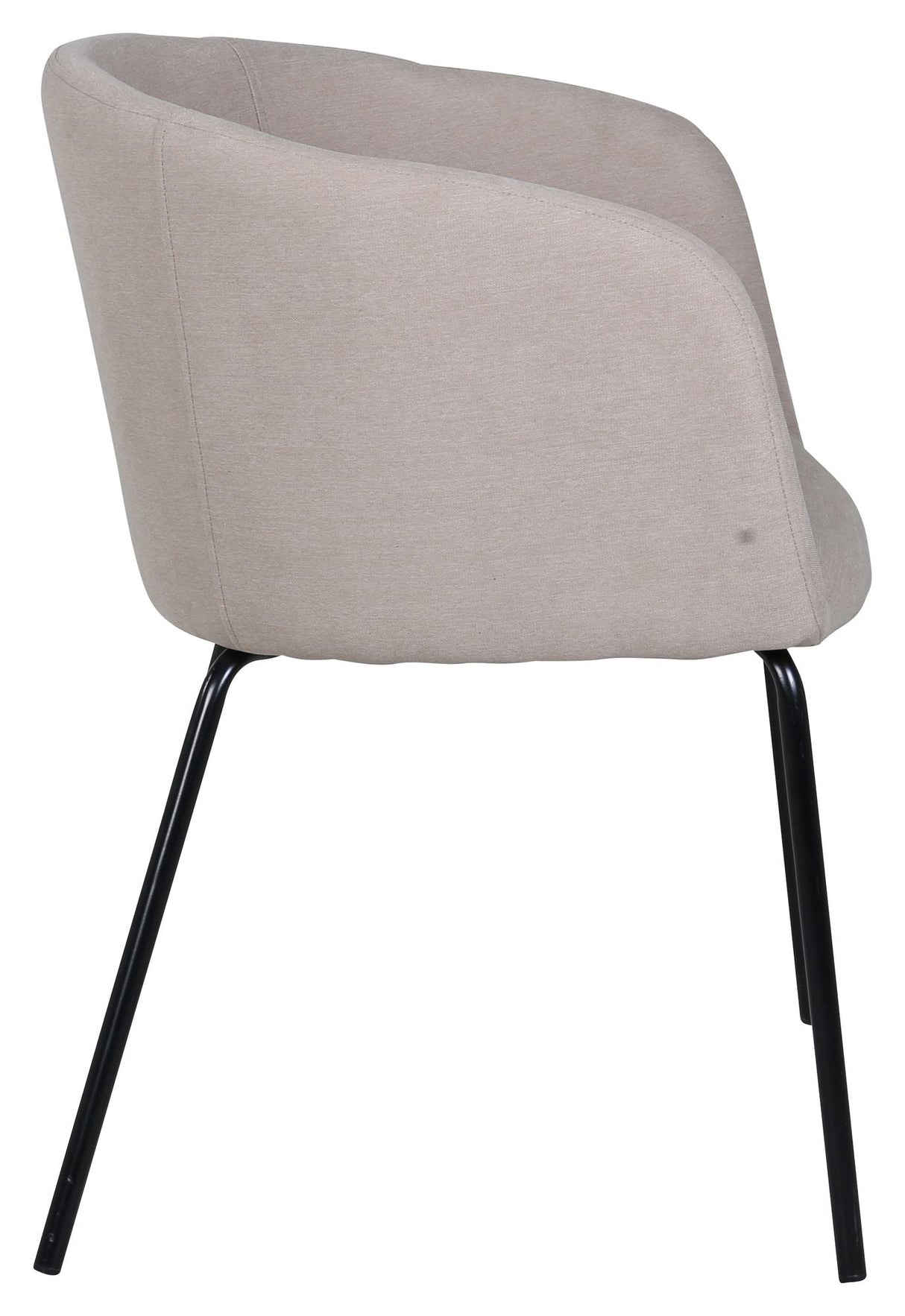 Berit Dining Chair, Beige/Black