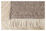 Betina wool mix blanket, 160x230, Brown