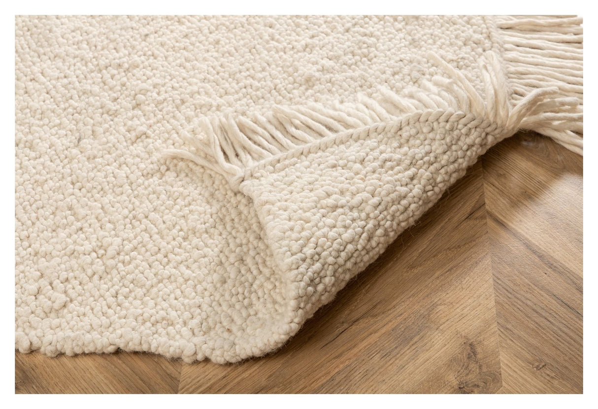 Betina wool mix blanket, 160x230, White