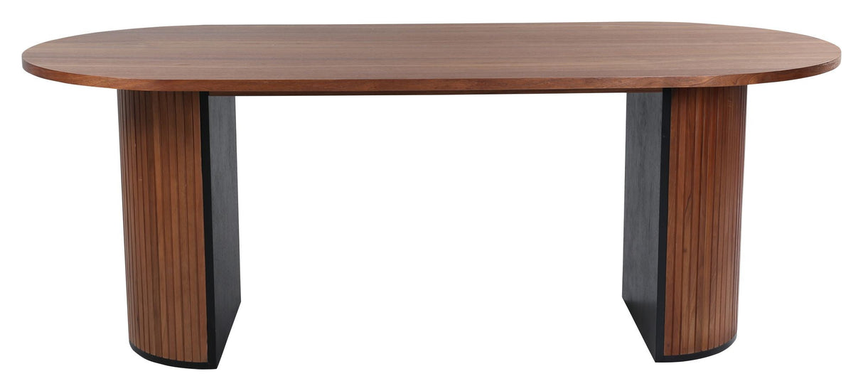 Bianca Dining Table 200x90 - Walnut/Black