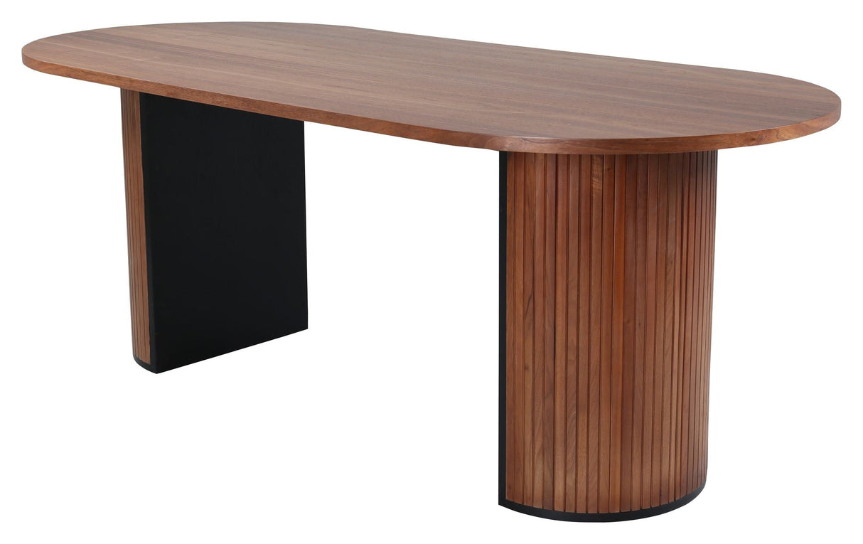 Bianca Dining Table 200x90 - Walnut/Black