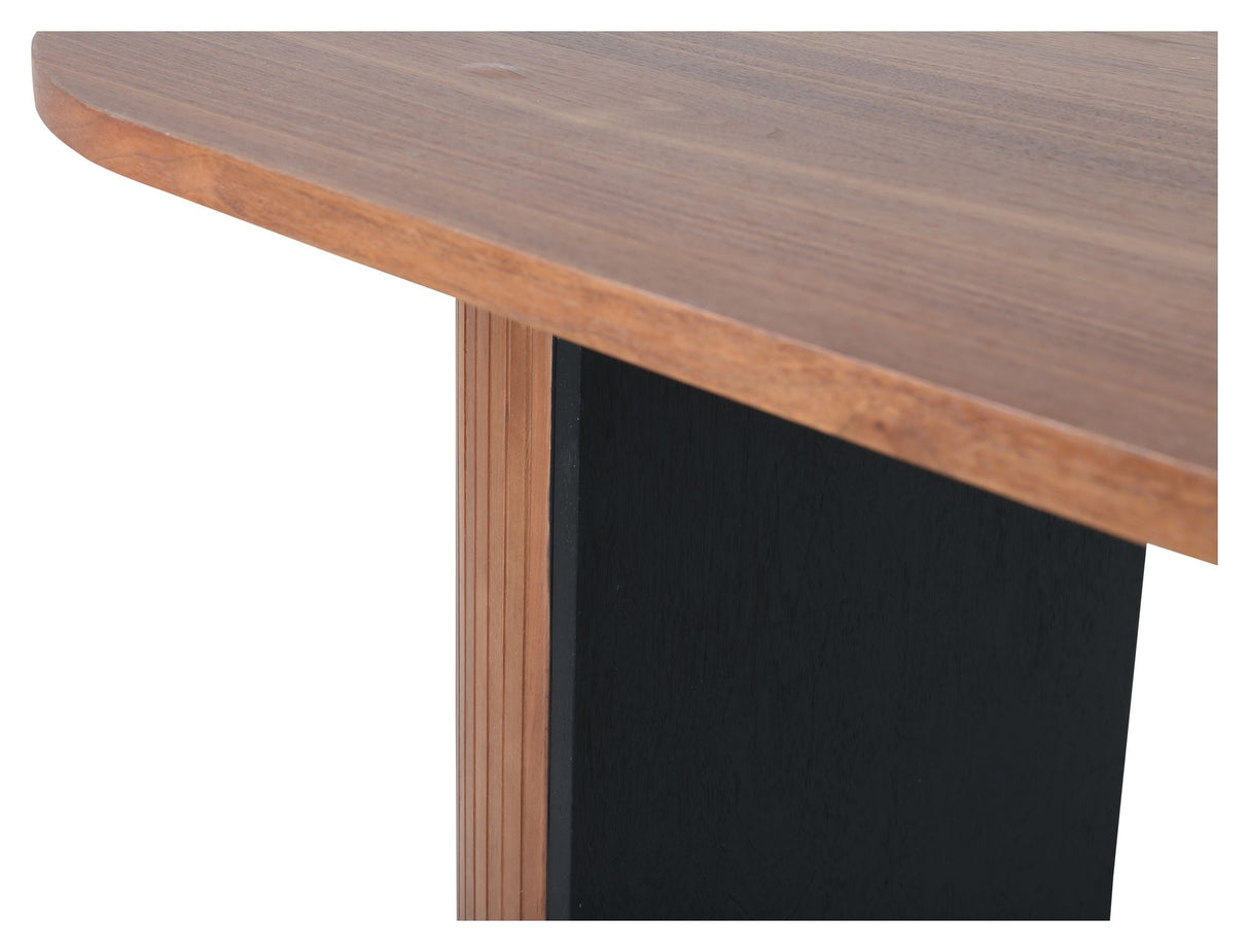 Bianca Dining Table 200x90 - Walnut/Black