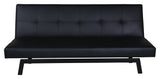 Bodil Sofa bed - Black leatherette