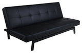 Bodil Sofa bed - Black leatherette