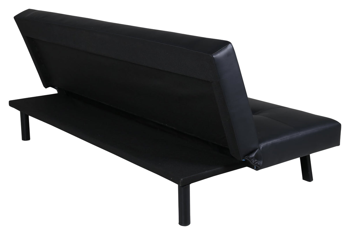 Bodil Sofa bed - Black leatherette