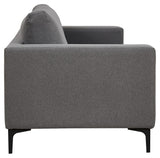 Bolero 3-pers. Sofa, Gray Fabric with black legs