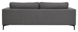 Bolero 3-pers. Sofa, Gray Fabric with black legs