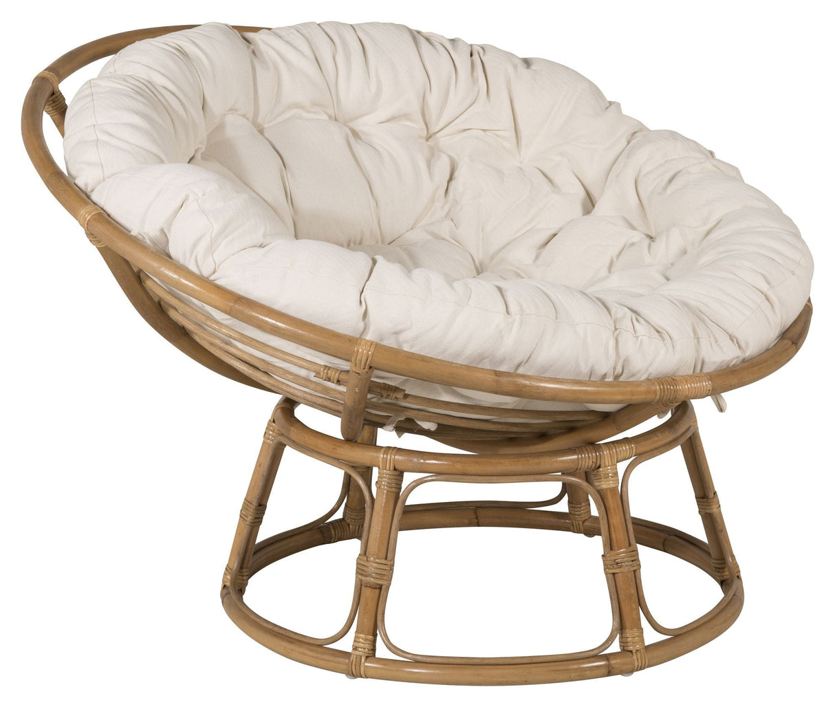 Bonnie Lounge Chair with Spin, Off White Cushion