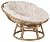 Bonnie Lounge Chair with Spin, Off White Cushion