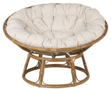 Bonnie Lounge Chair with Spin, Off White Cushion