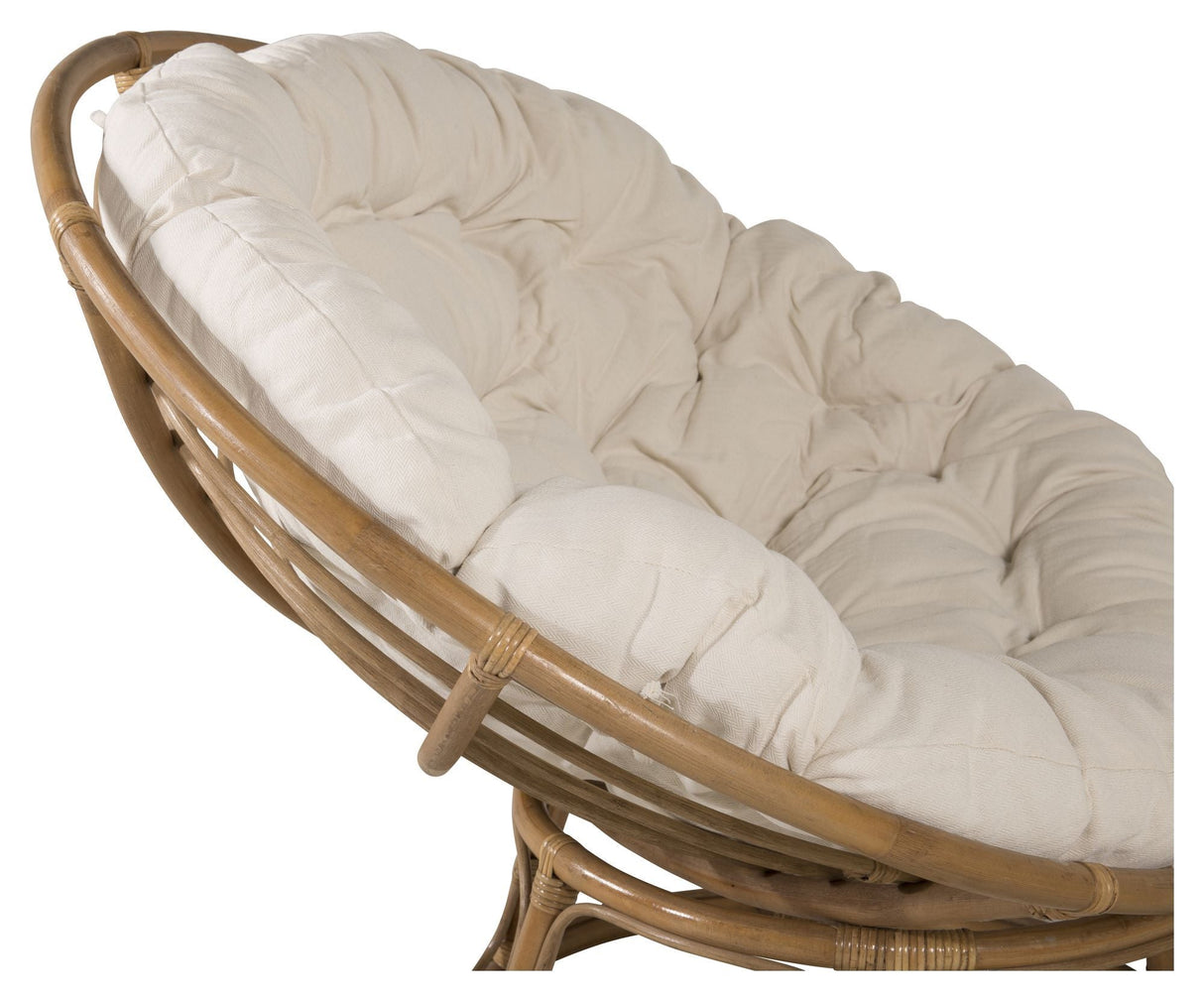 Bonnie Lounge Chair with Spin, Off White Cushion