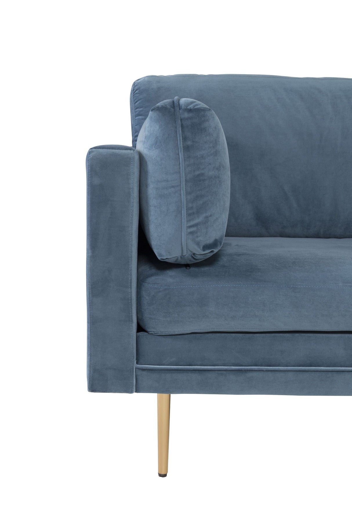 Boom Armchair, Blue Velvet