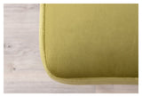 Boom Ottoman, Lime Velour