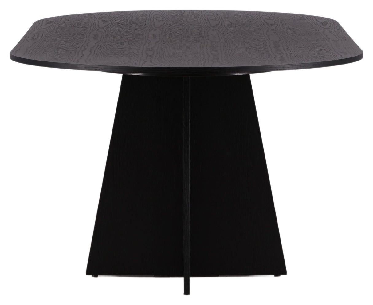 Bootcut Dining Table 230x115 - Black