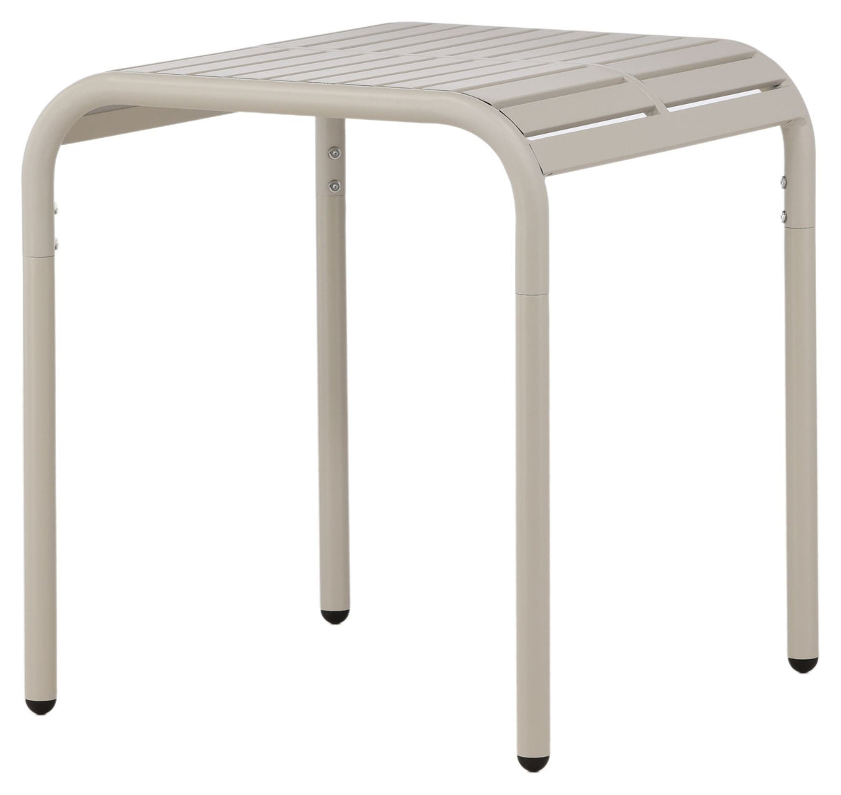 Borneo Garden Table, Beige alu, 70x70