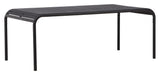 Borneo Garden Table, Black Alu, 100x200