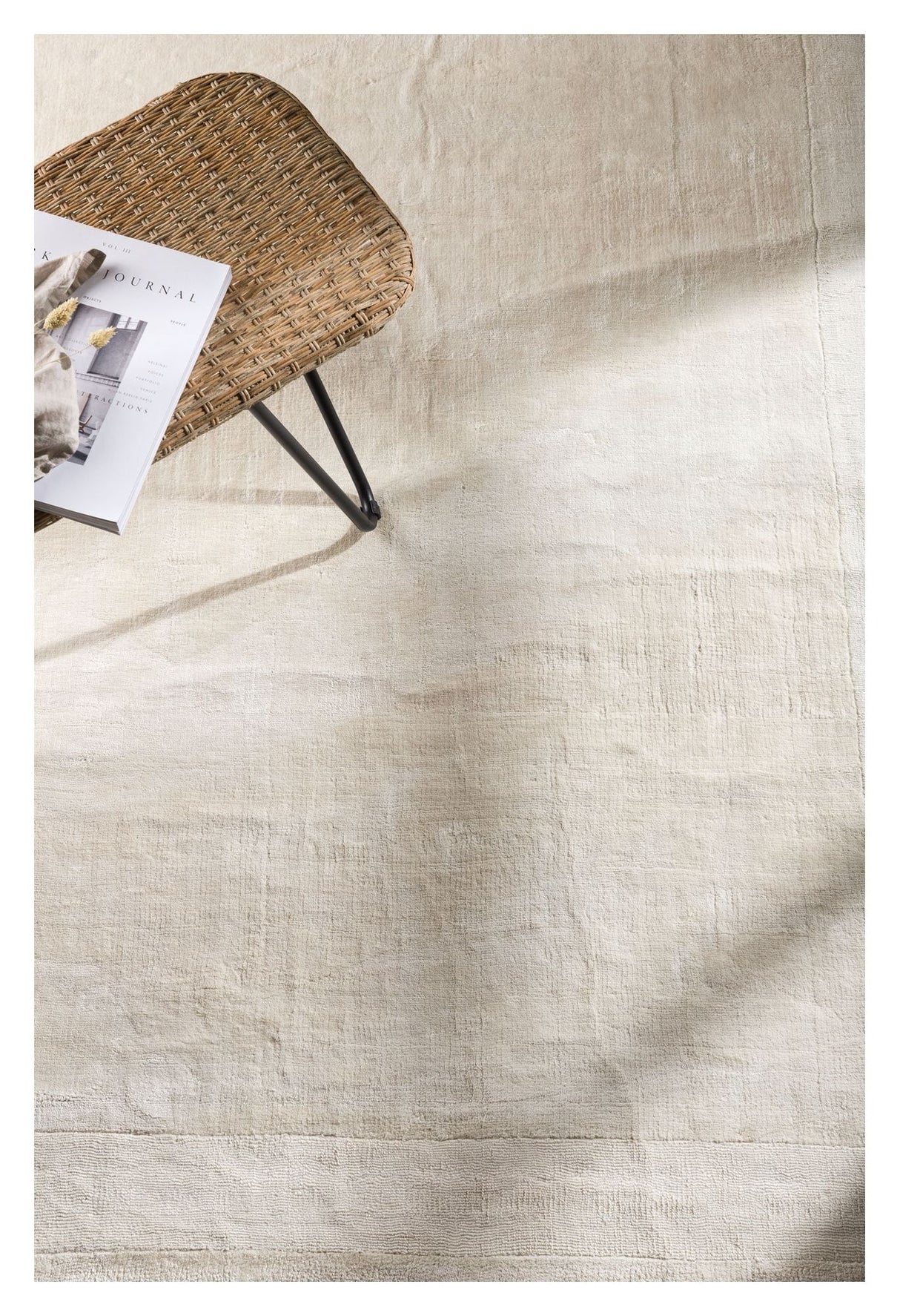 Boston Viscose Carpet 300x200 - White