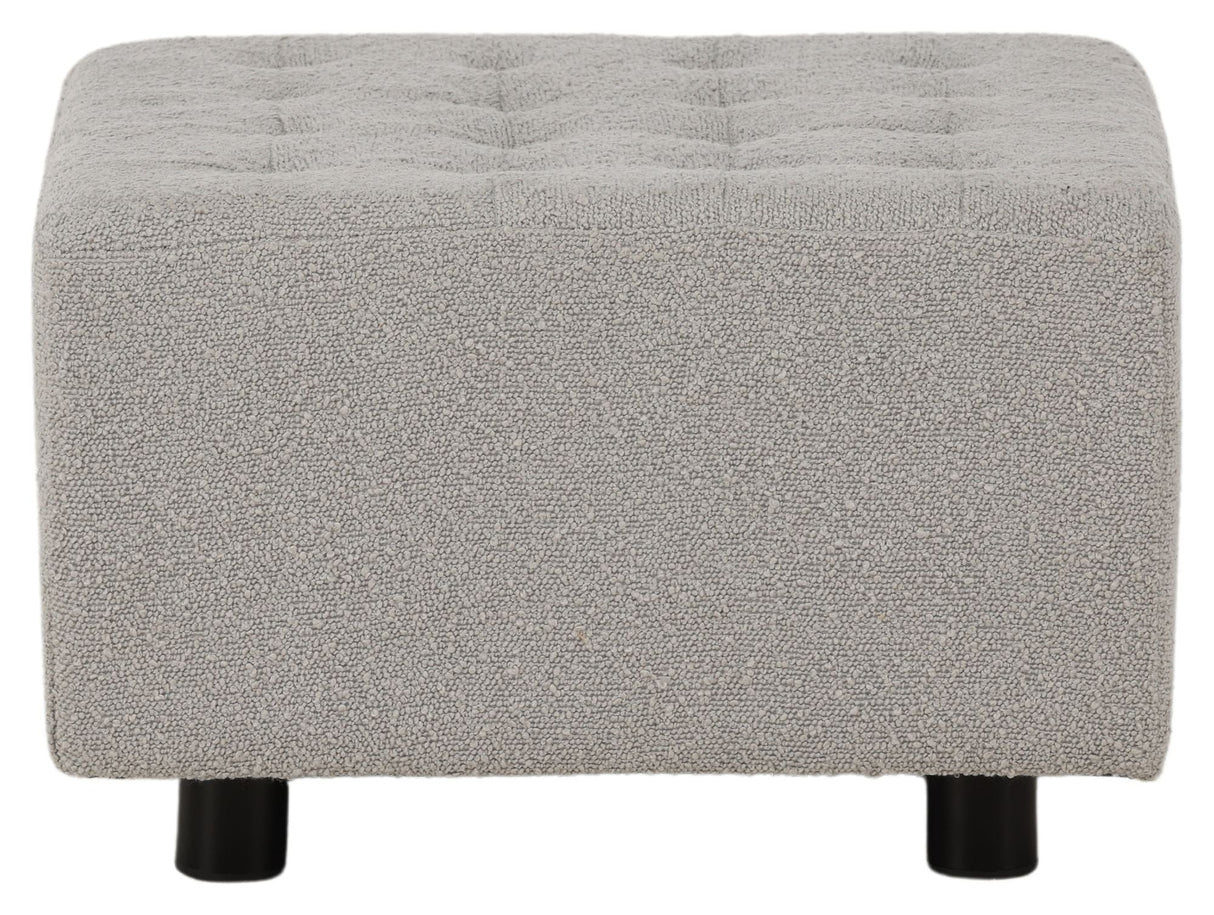 Bowie Pouf - Light gray