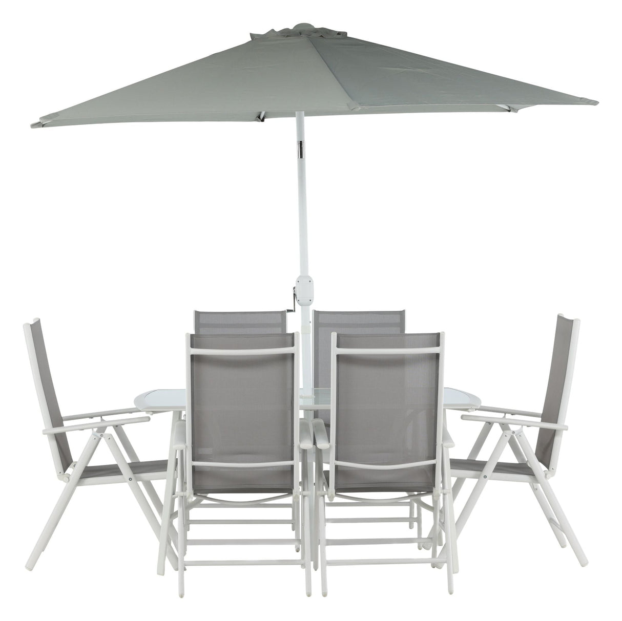 Brekki Garden Set ink. Parasol - Gray