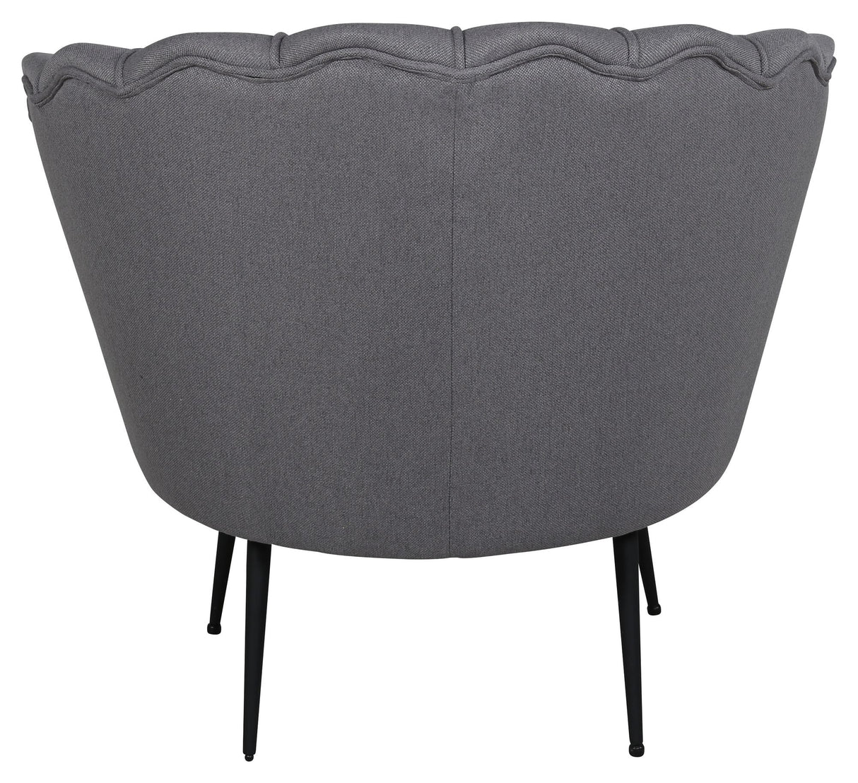 Calais Lounge Chair, Gray Fabric