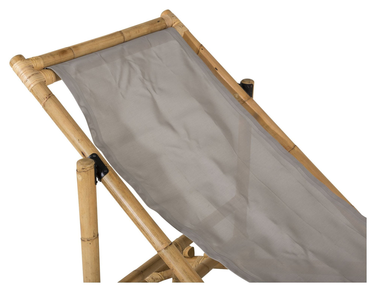 Cane Deck Chair, Bamboo