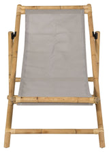 Cane Deck Chair, Bamboo