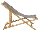 Cane Deck Chair, Bamboo